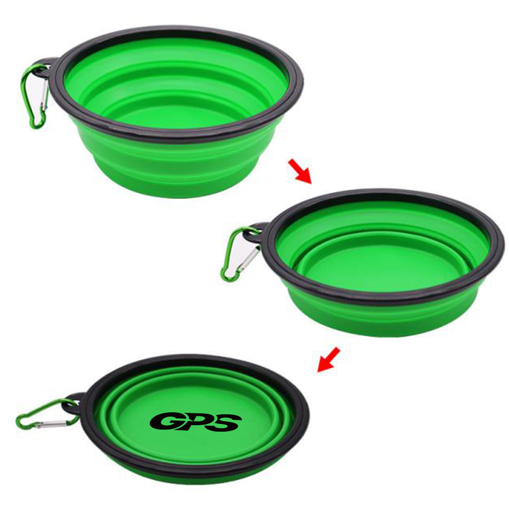 Foldable Pet Silicone Feeding Bowl 2