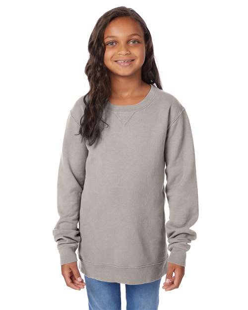 Youth Garment-Dyed Crewneck Sweatshirt - GDH475 31