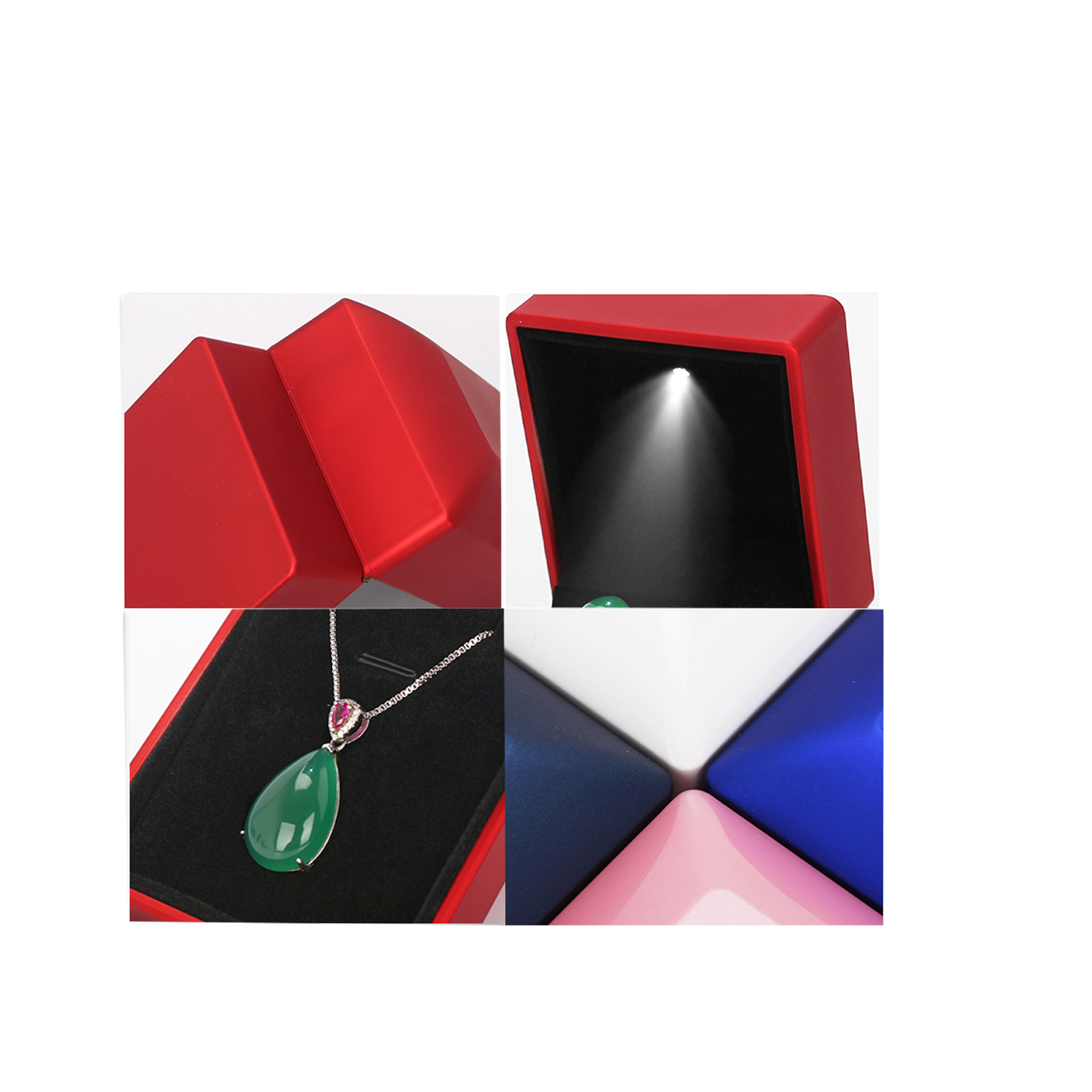 LED Light High-end Jewelry Ring Box 7