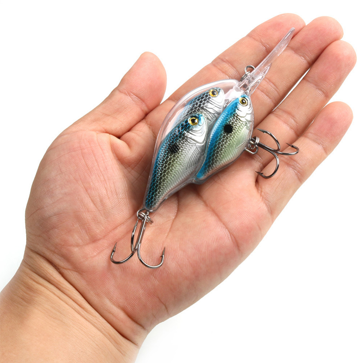 18 Gram Chubby Crank Fishing Lure with Treble Hooks 2