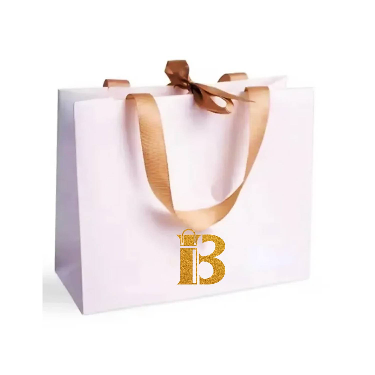 Gift Paper Shopping Bag W/ Bow Ribbon 3