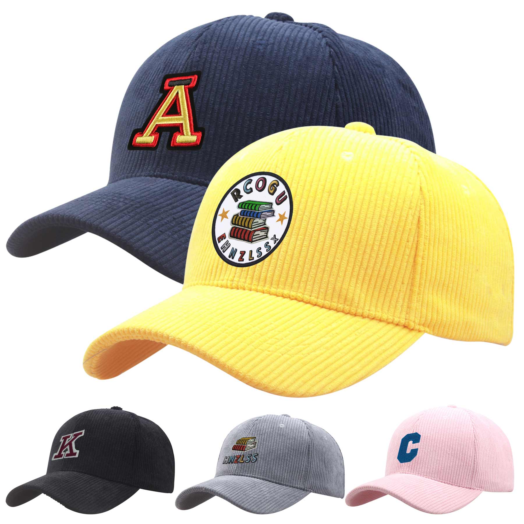 Corduroy Unstructured Baseball Cap 1