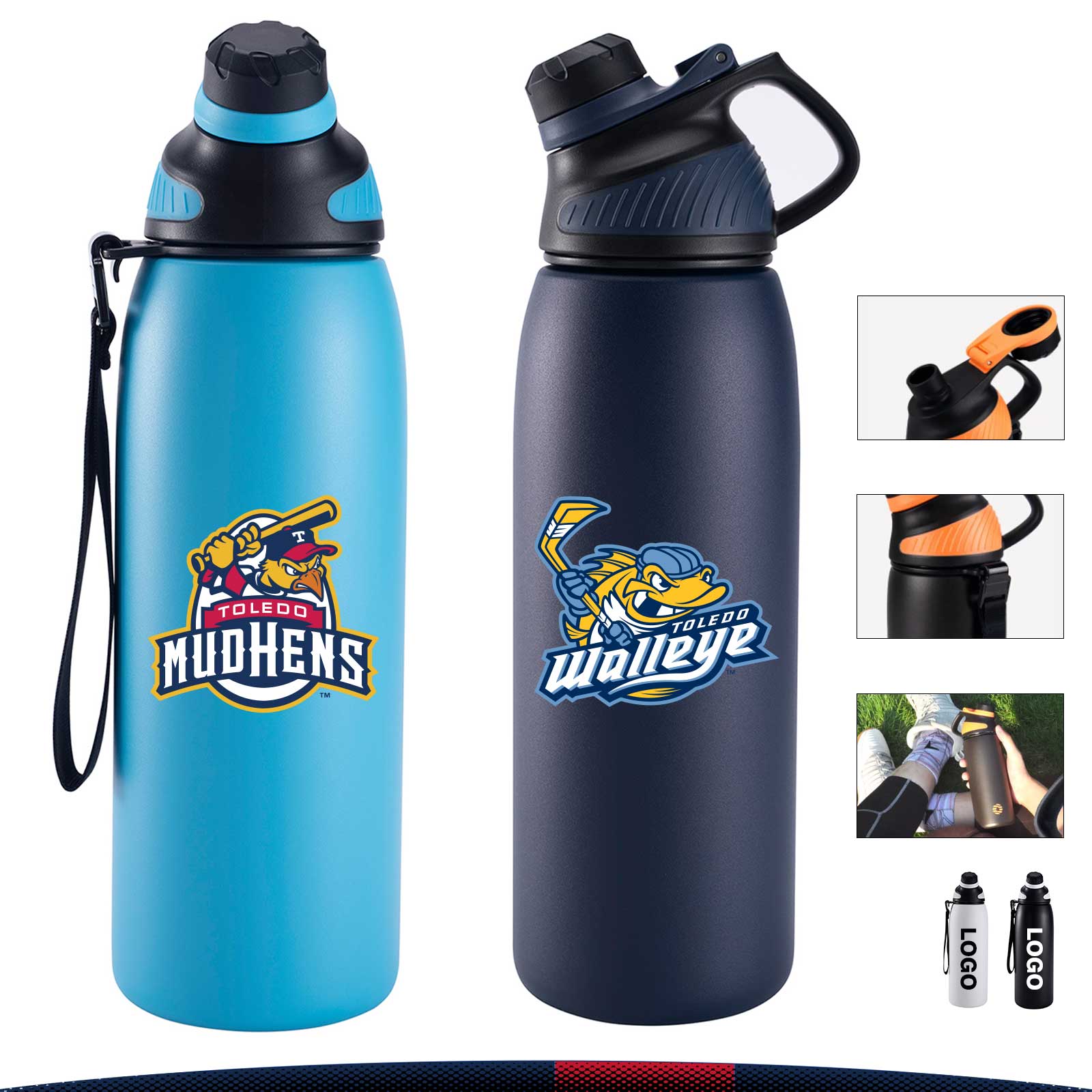 34 OZ. Ernac Vacuum Bottle, custom water bottle with logo imprint 8
