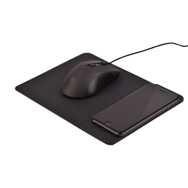 Qi Wireless Charger and Mouse Mat / Pad Textile Fabric 7