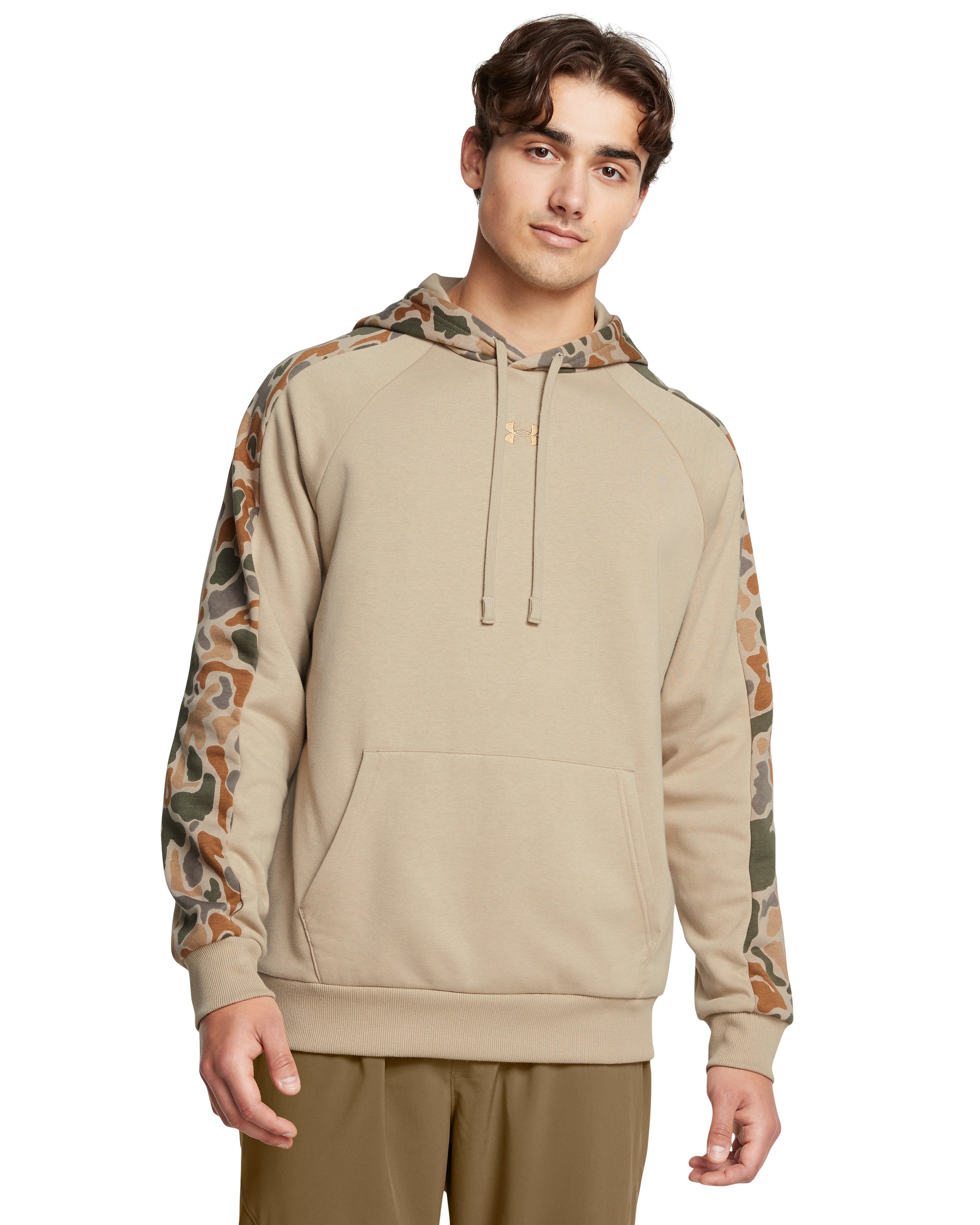 UA Rival Fleece Camo Blocked Men's Hoodie 2
