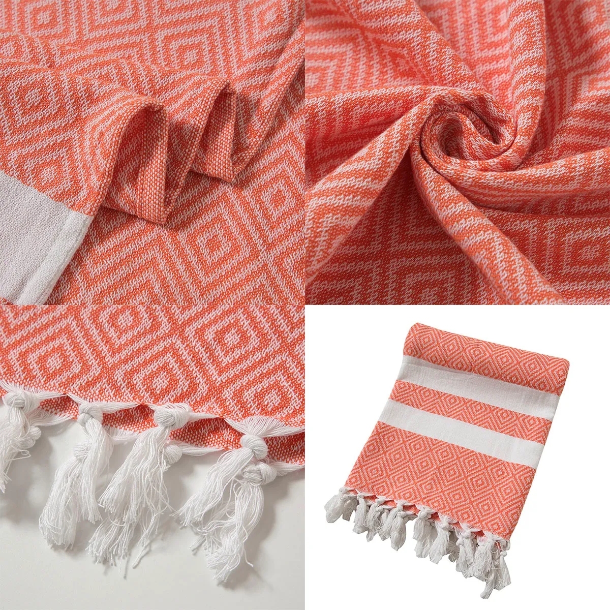Lightweight Turkish Cotton Beach Towels 3