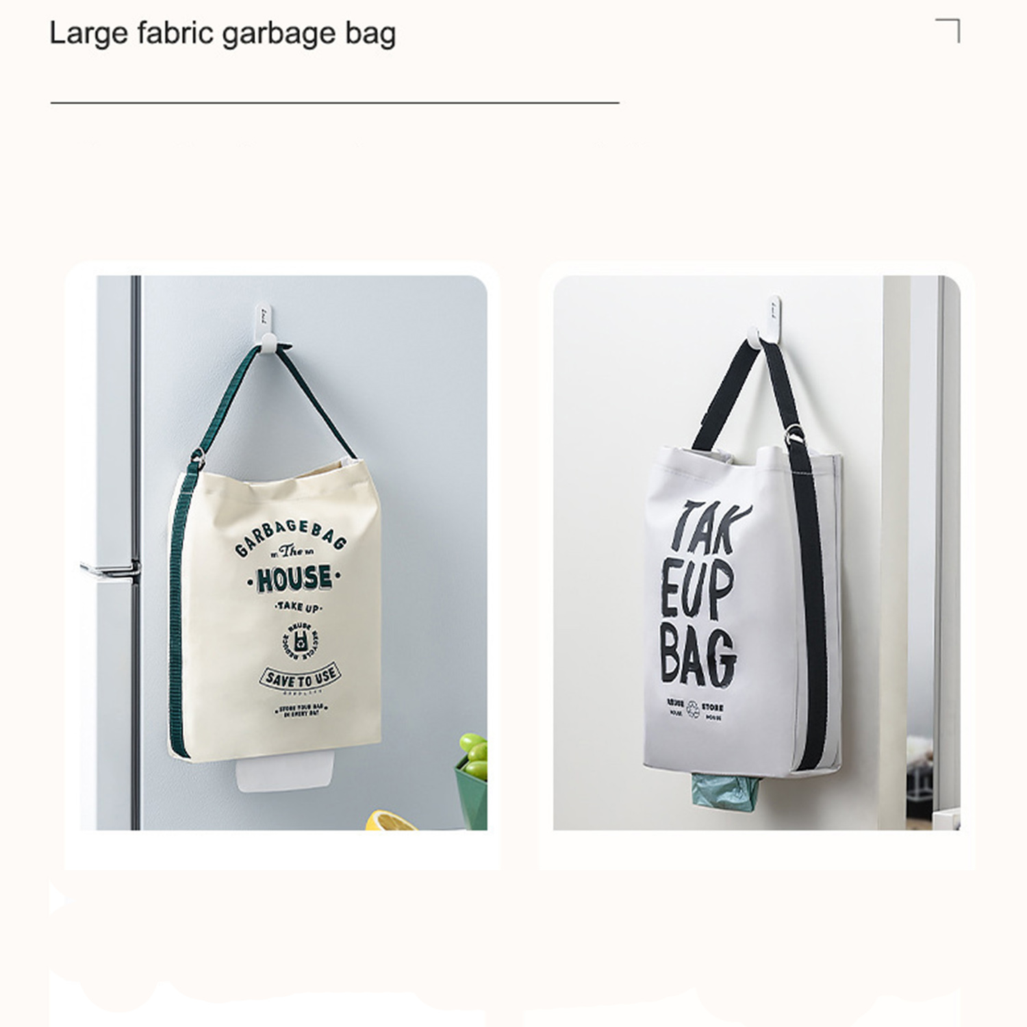 Thickened Waterproof Kitchen Garbage Storage Tote Bag 2