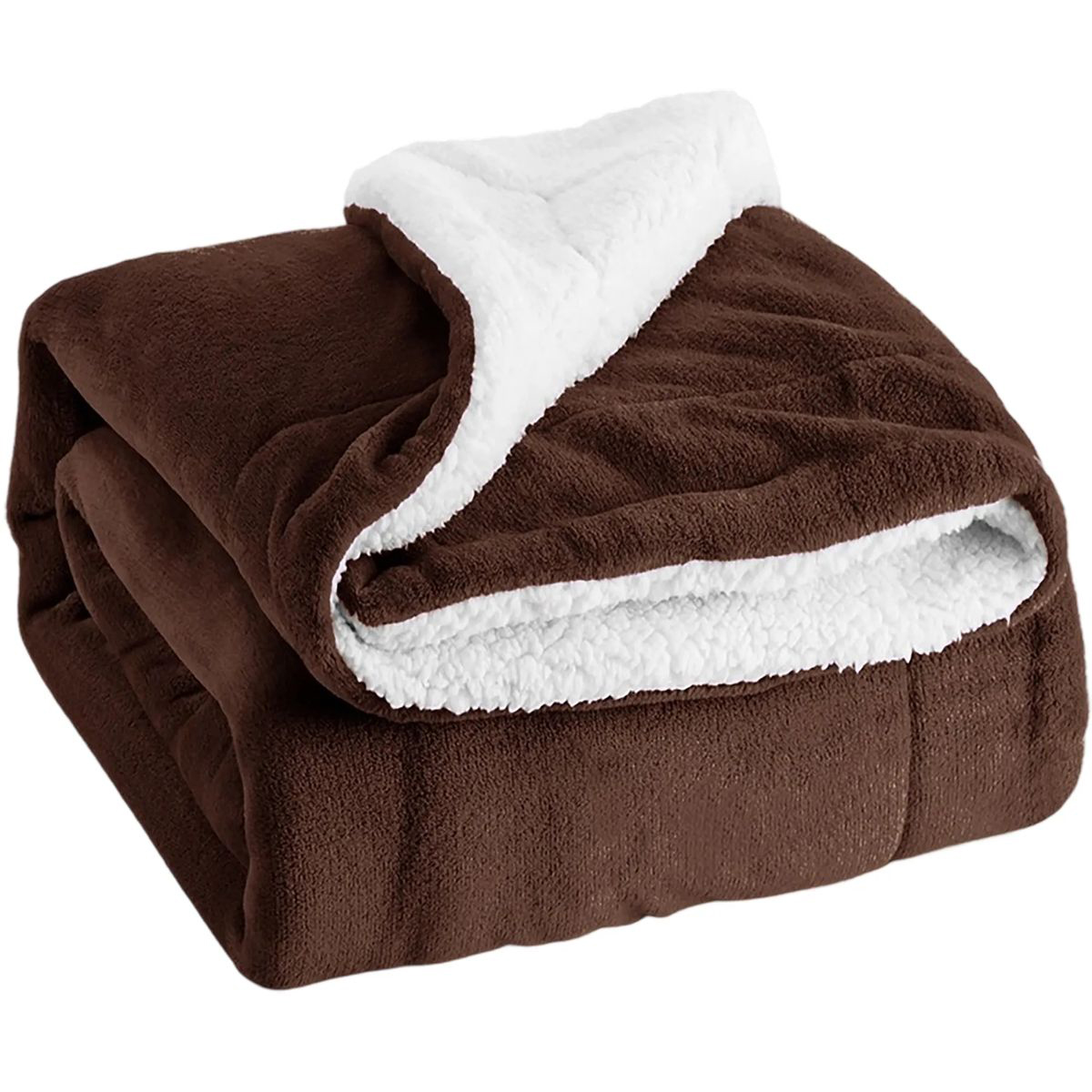 Warm Sherpa Fleece Blanket 50x60 Inch for Bedroom 7