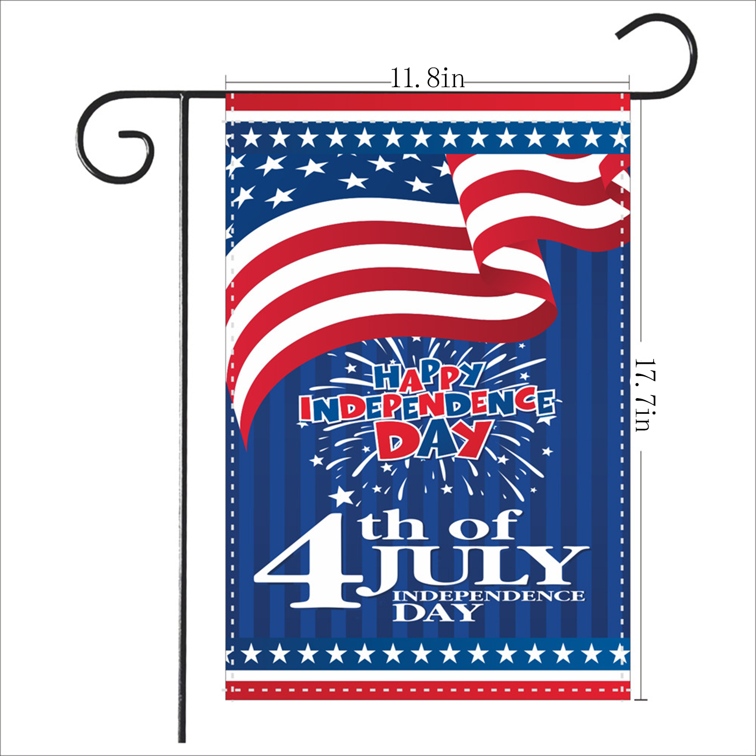 American Independence Day Garden Flag 15