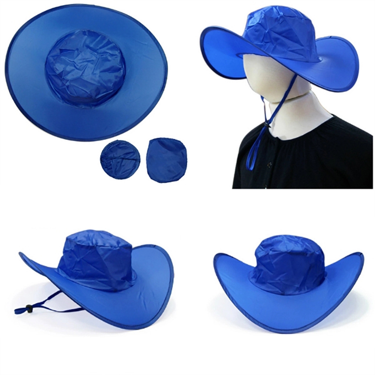 Foldable Cowboy Hat with Pouch 1