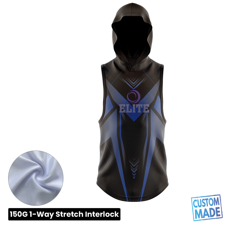 Unisex & Kids' Sublimation Sleeveless Hooded T-Shirt - 150G 3