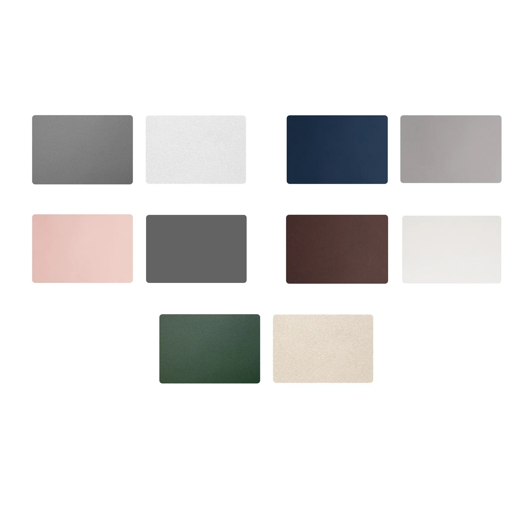 Two-Tone Leather Placemat 2