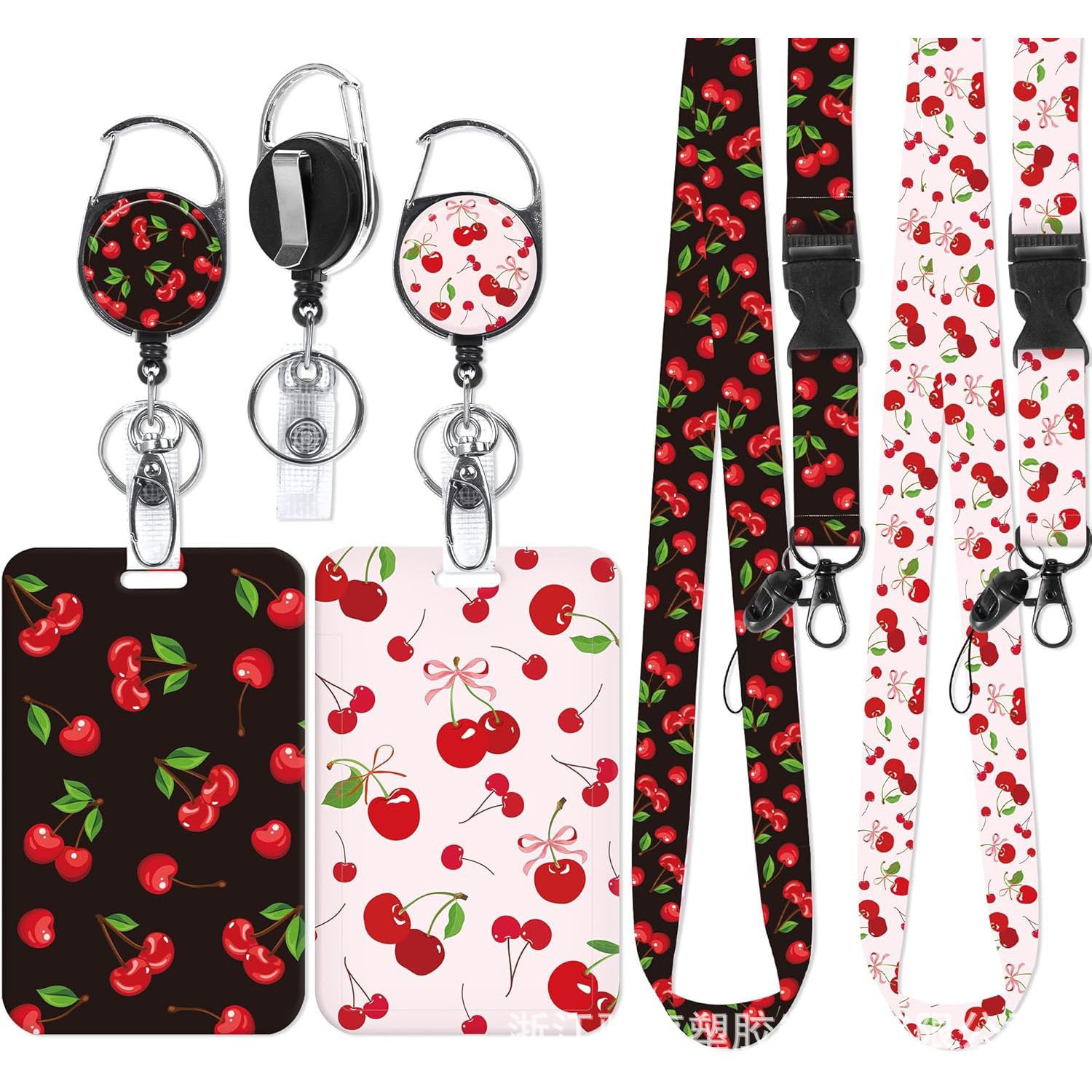 3-in-1 Badge Holder W/ Lanyard & Retractable Reel Clip 7