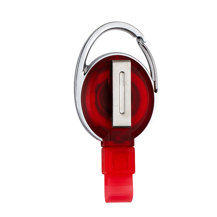 PVC FREE RECYCLED PLASTIC CARABINER BADGE REEL W/METAL CLIP (Patent US 11,974,638 B1) 9