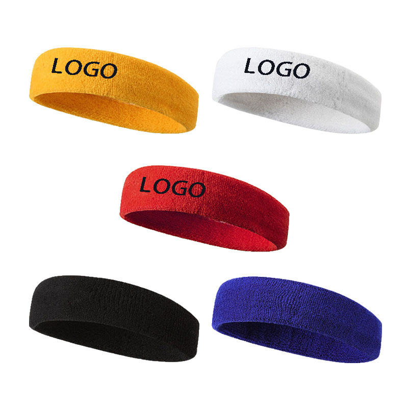 Soft Cotton Stretchy Headbands/Sweatbands for Sports Indoor and Outdoor 7