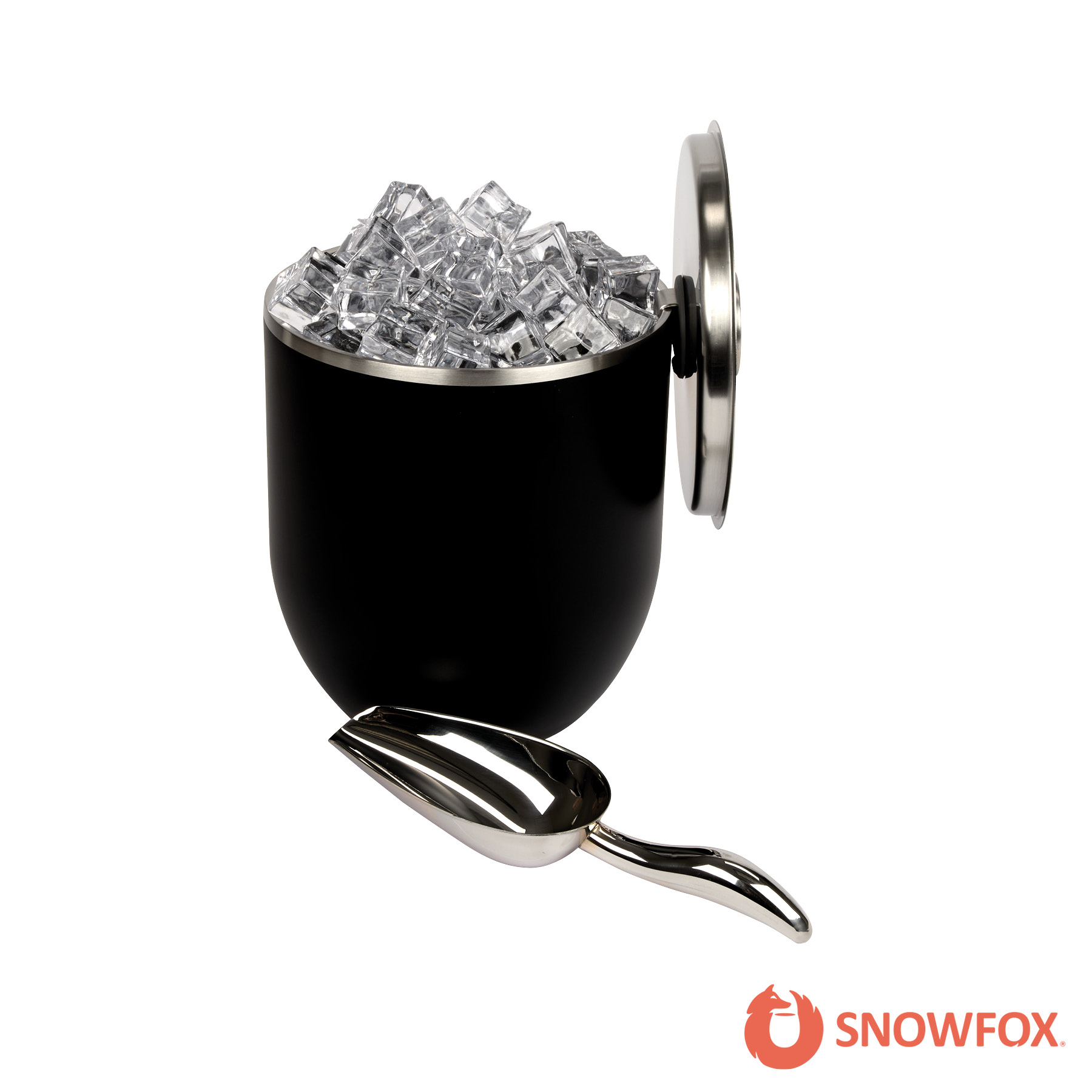 Snowfox® 3L Double Wall Stainless Steel, Vacuum Insulated Ice Bucket 2