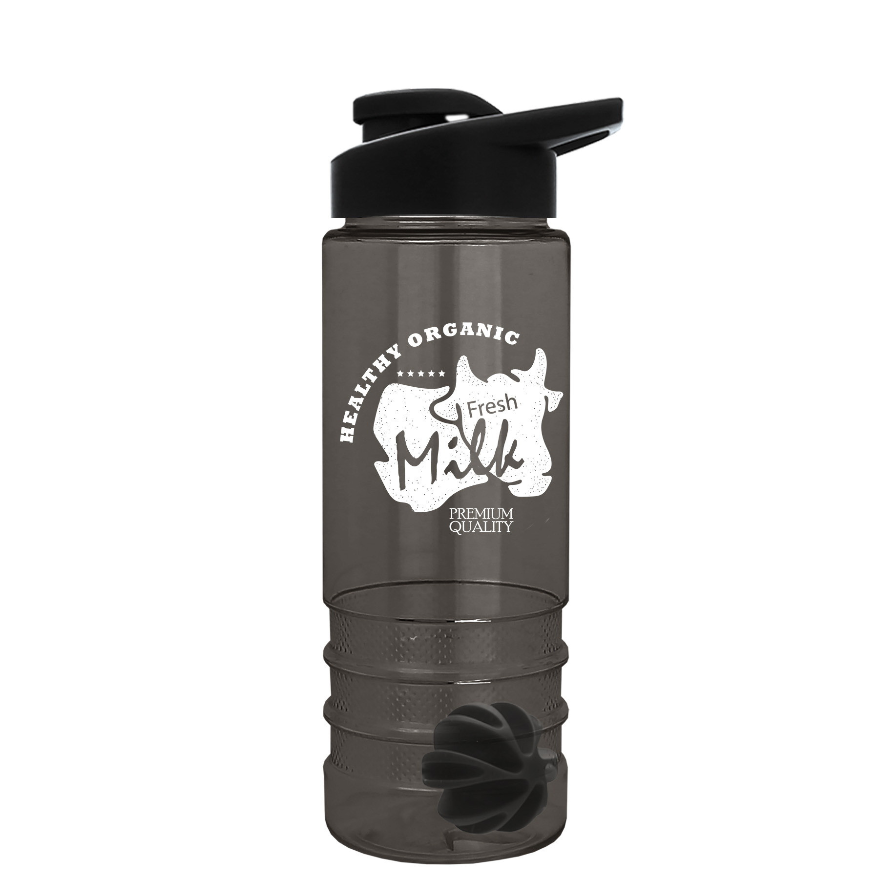 24 oz. Salute Shaker Bottle with Drink-Thru 3