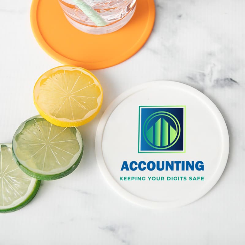 4 Inch Custom Silicone Drink Coasters 6