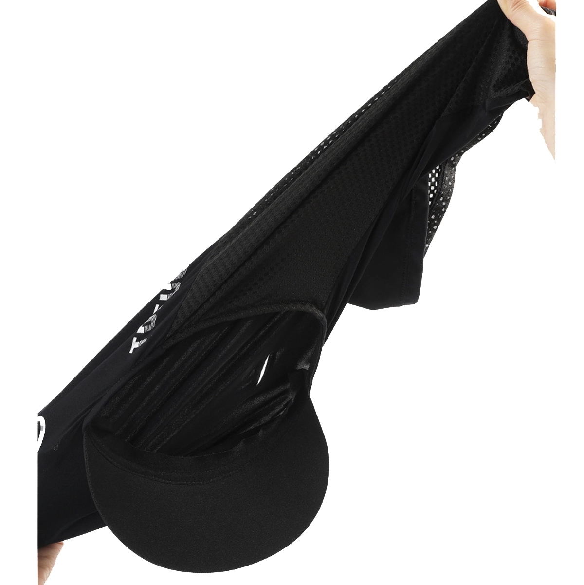 Ice silk headgear with brim 6