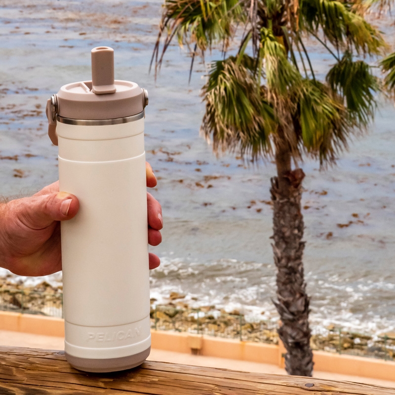 Pelican Pacific™ 26 oz. Recycled Double Wall Stainless Steel Water Bottle 19