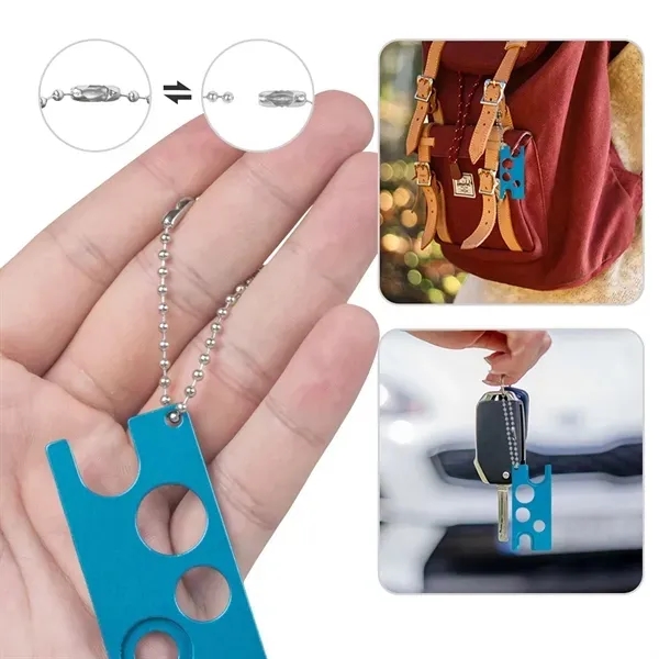 Oil Bottle Opener Keychain - Multi-functional Kitchen Tool 4