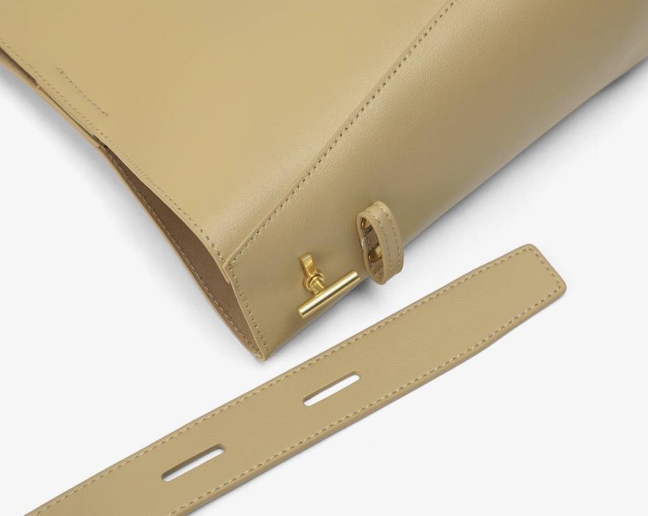 Genuine Leather Tote Bucket Bag 9