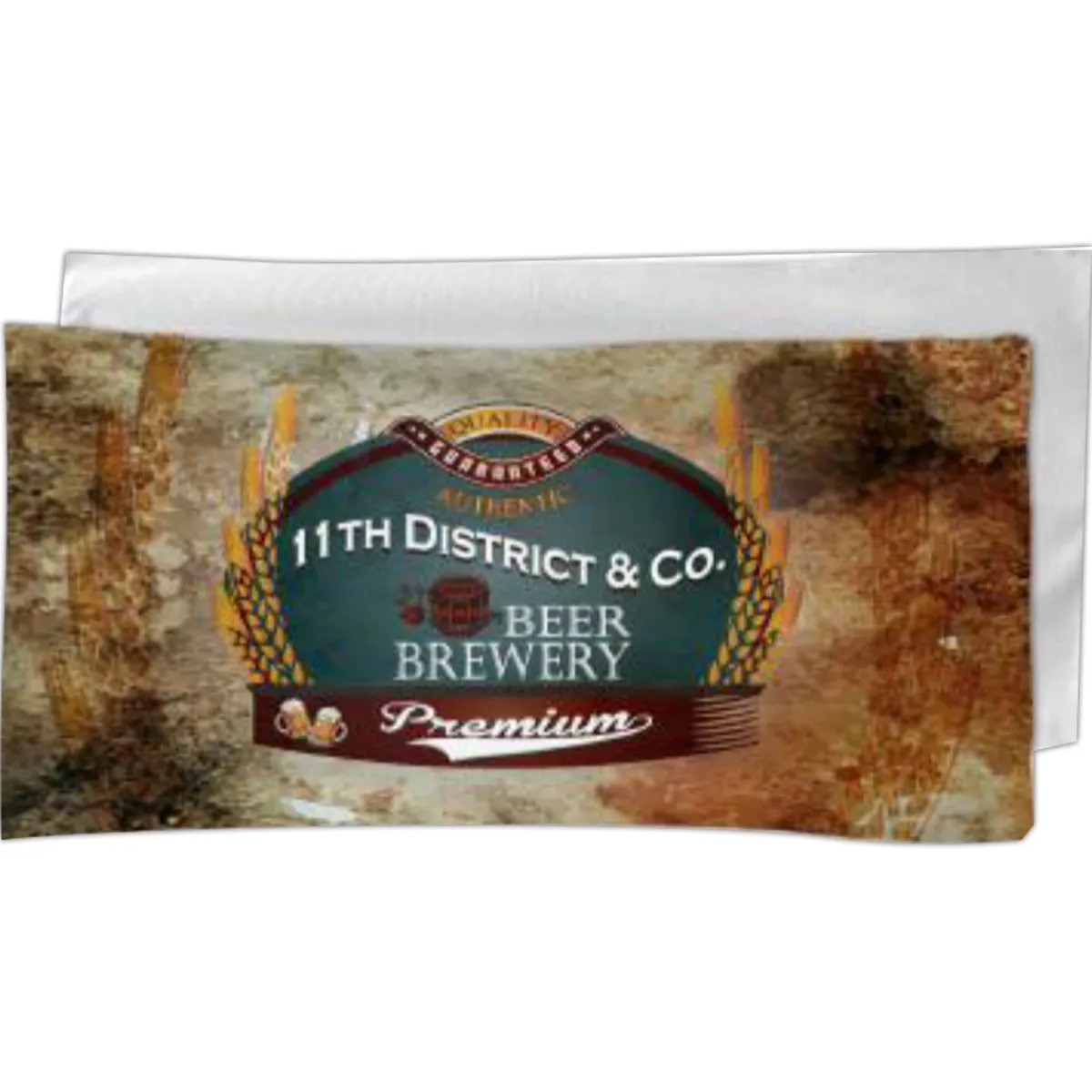 Sublimated Microfiber Terry Beach Towel, 22x44 1