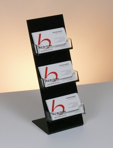 Counter Business Card Holder 3 Pockets