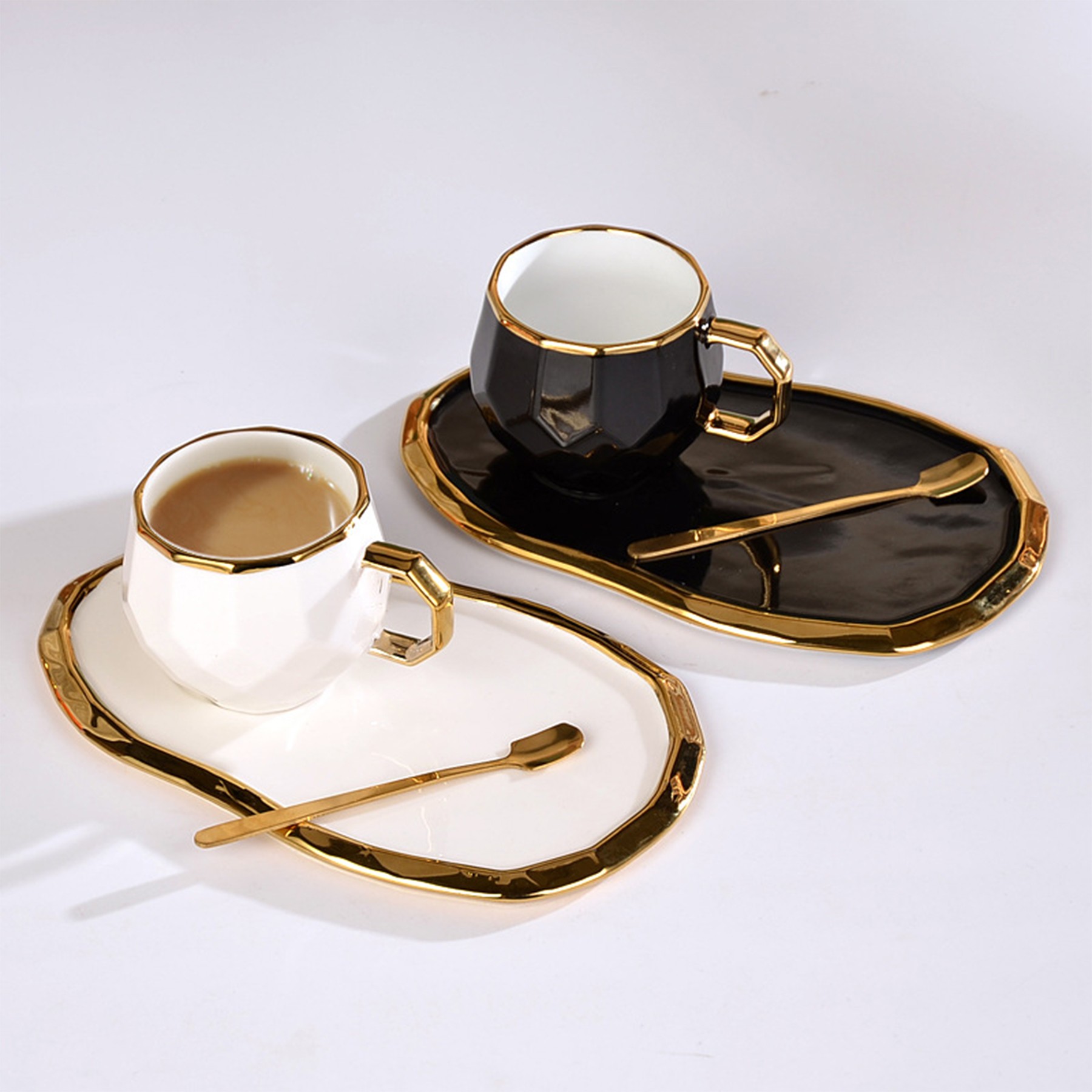 Ceramic European Style Coffee Cup Set 3