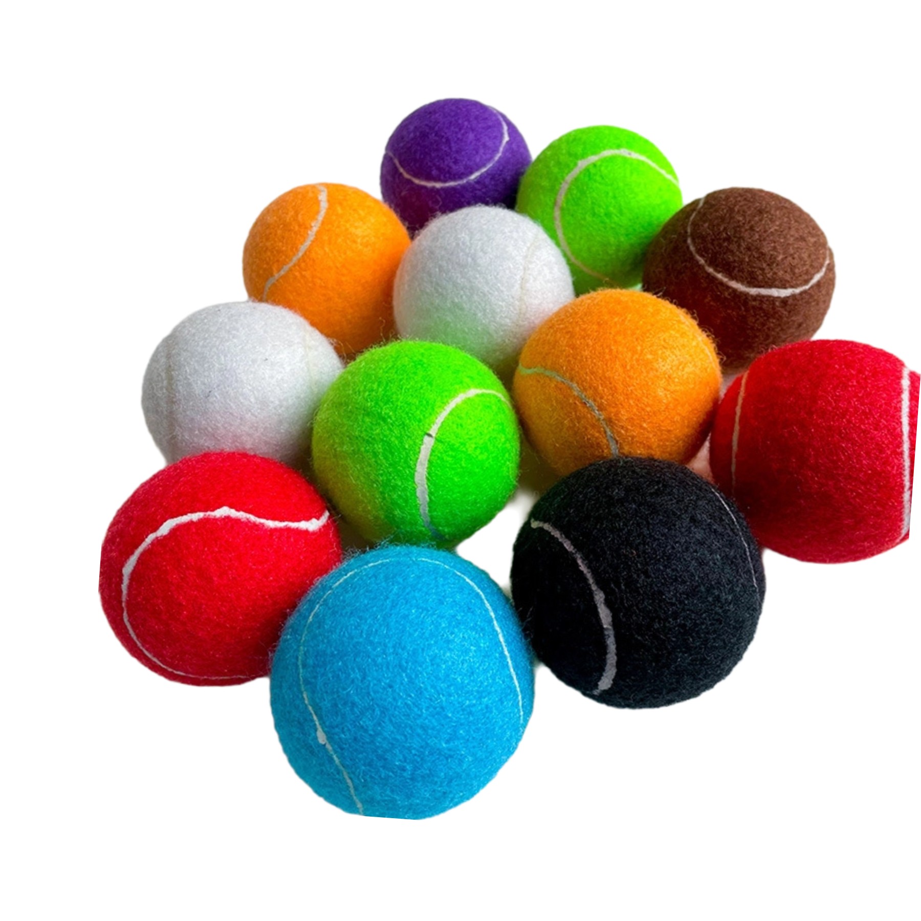 Rubber Pet Training Fetch Tennis Ball 2