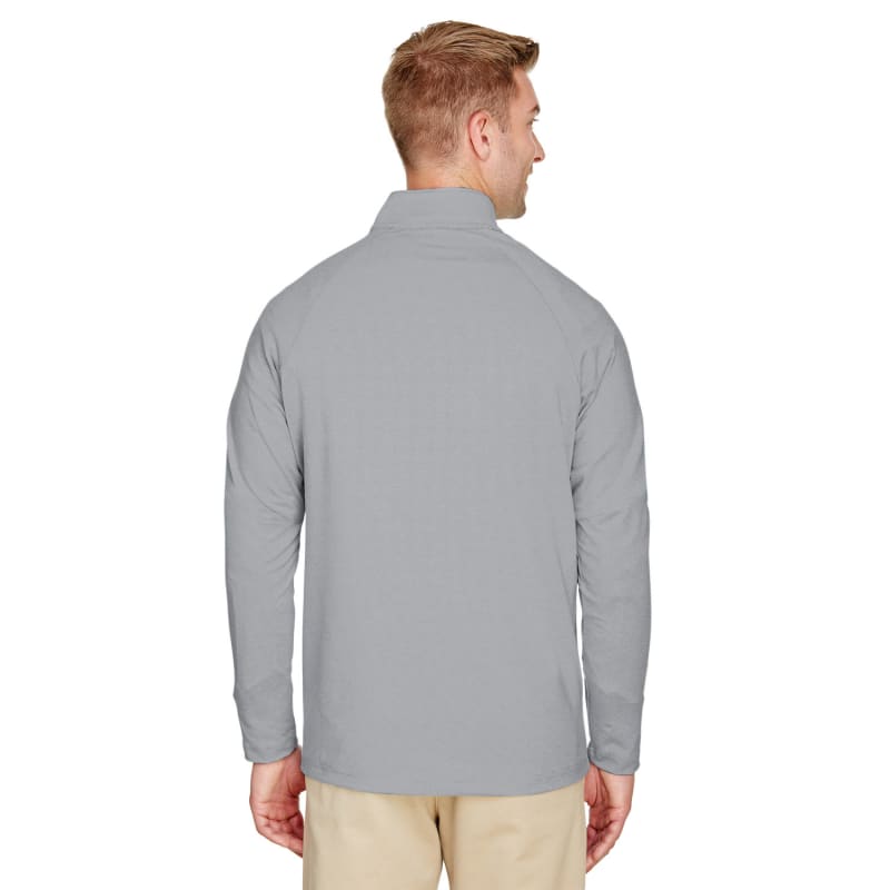 Devon & Jones CrownLux Performance™ Men's Clubhouse Micro-Stripe Quarter-Zip 10