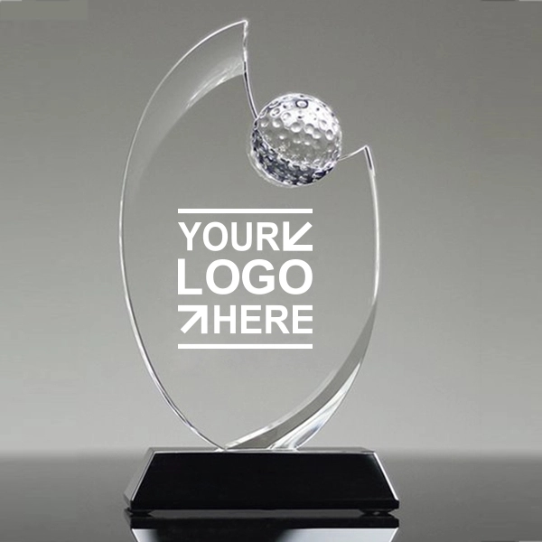 Century Golf Crystal Awards trophy 2