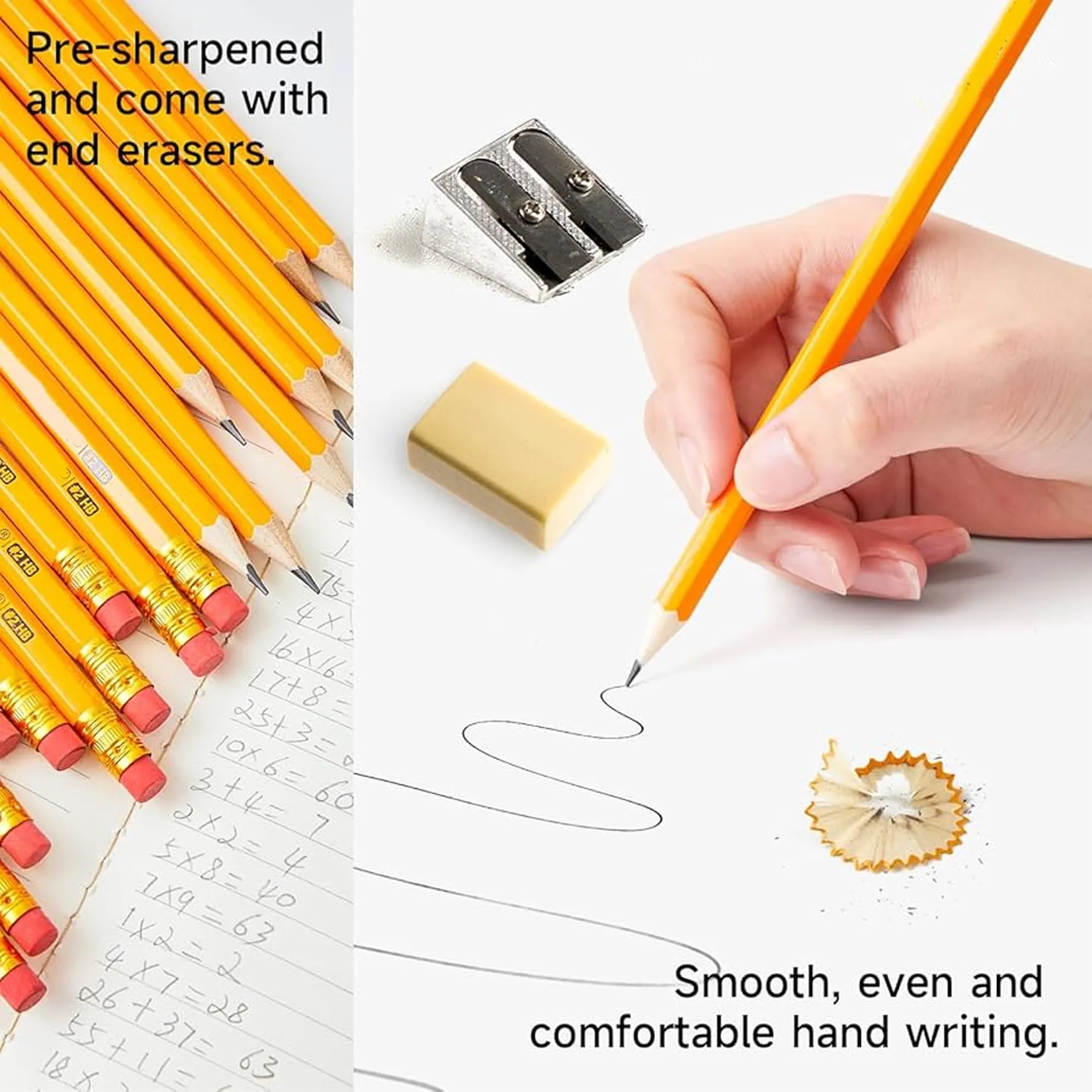 HB Pencil with Eraser Wholesale 2