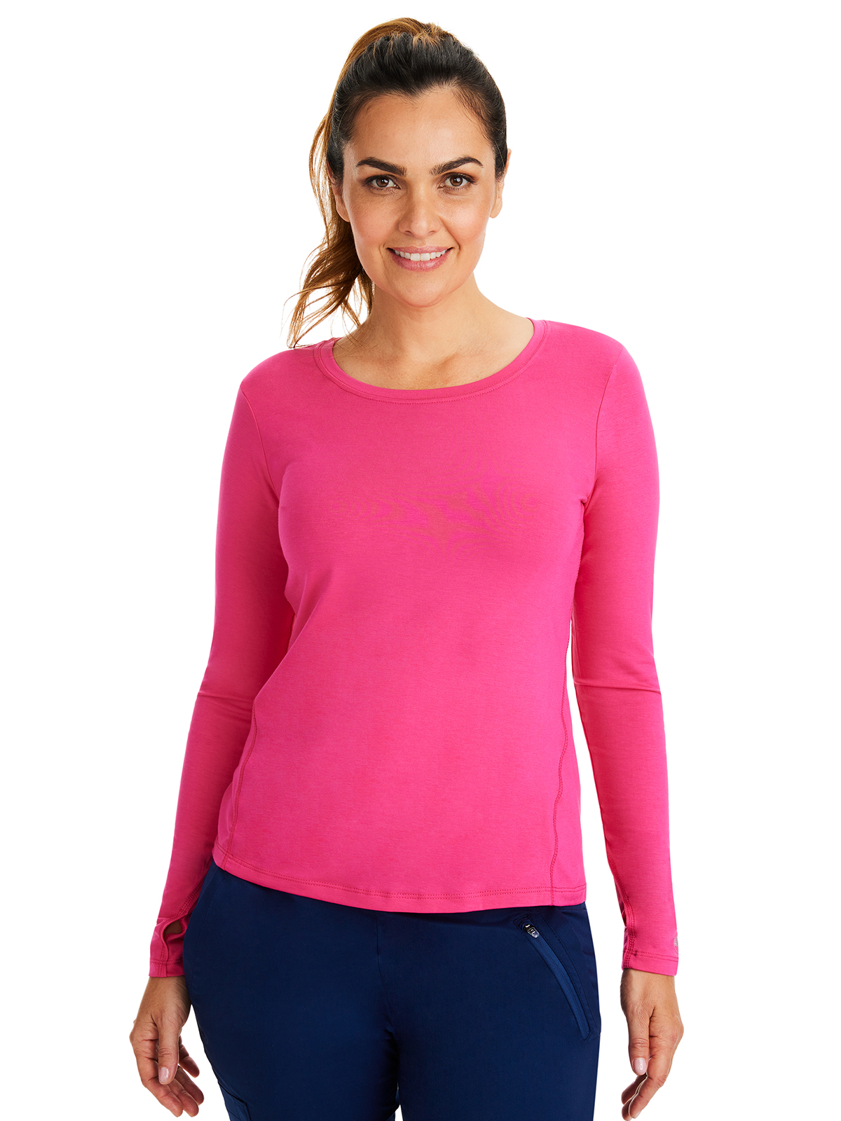 Healing Hands - HH Knits - Women's Pocketless Mackenzie Crew Neck Underscrub Tee 15