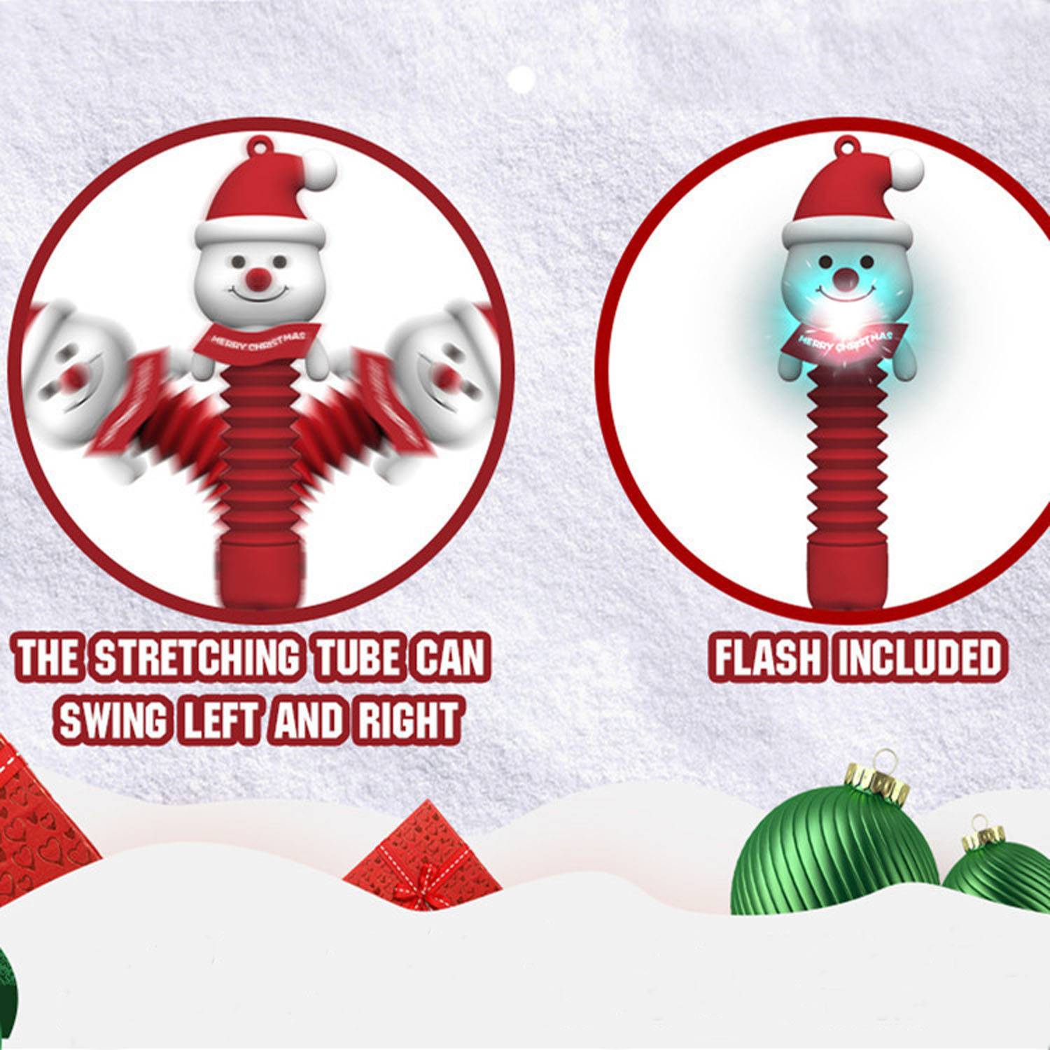 Christmas Stretching Tube Decompression Toys 5