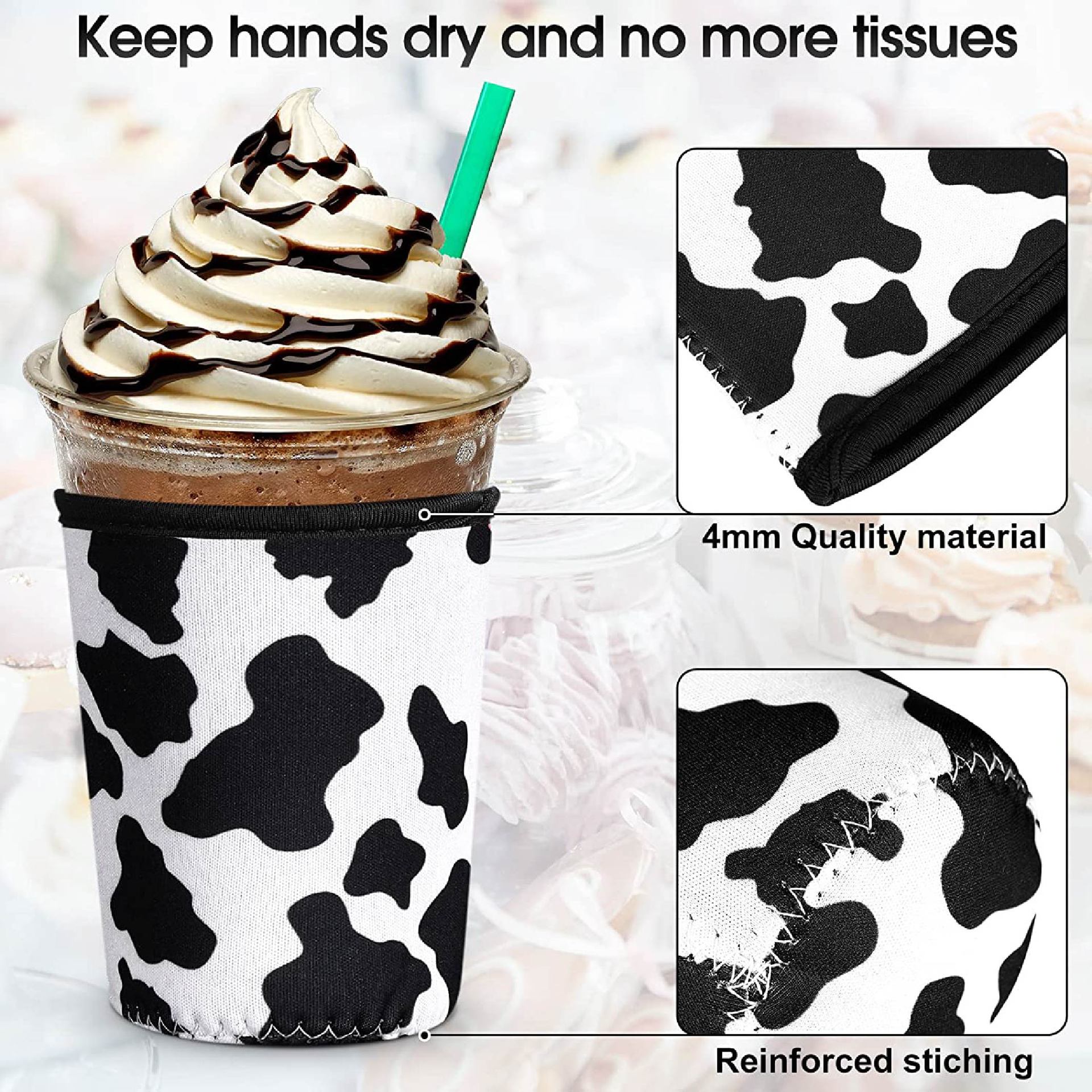Neoprene Coffee Cup Sleeves 22-24oz 2