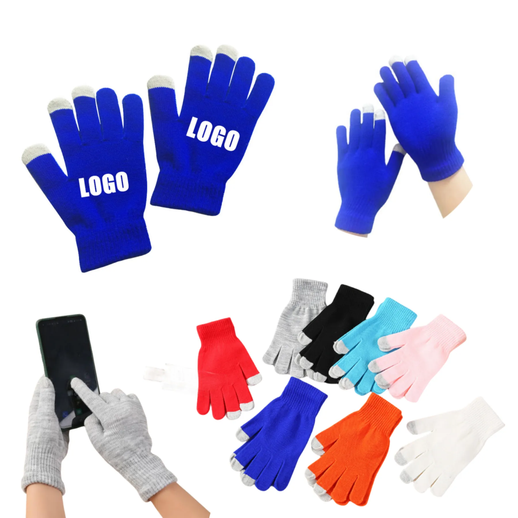 Unisex Smart Touchscreen Gloves-Full Color 7