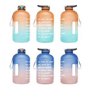 1 Gallon Water Bottle With Time Marker And Straw 1