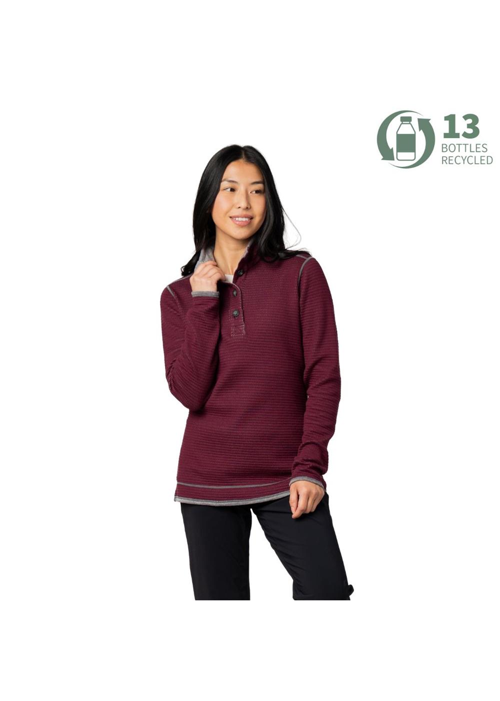 Storm Creek Women's Maverick Waffle Knit Button Up 45