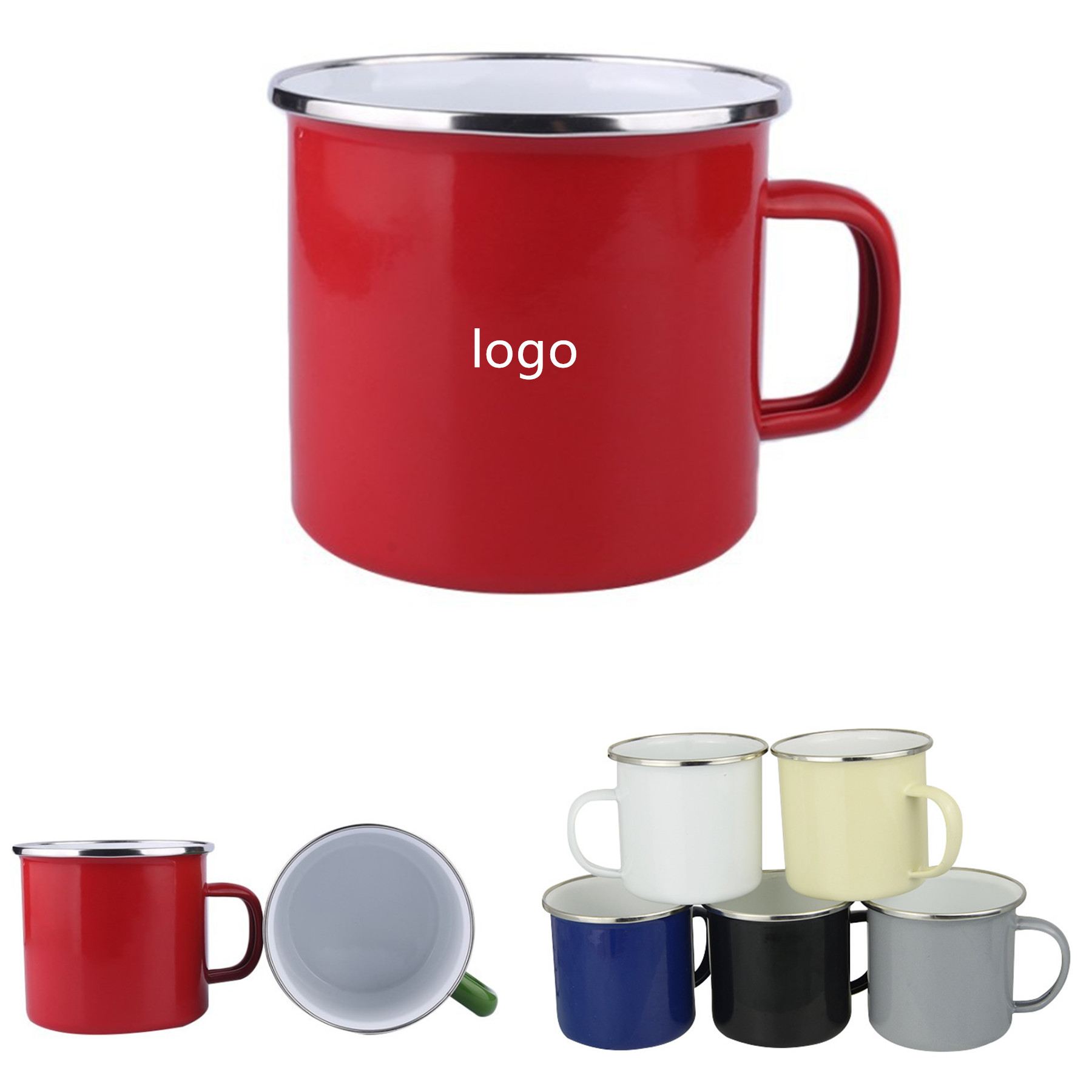 Edge Enamel Coffee Mug 3