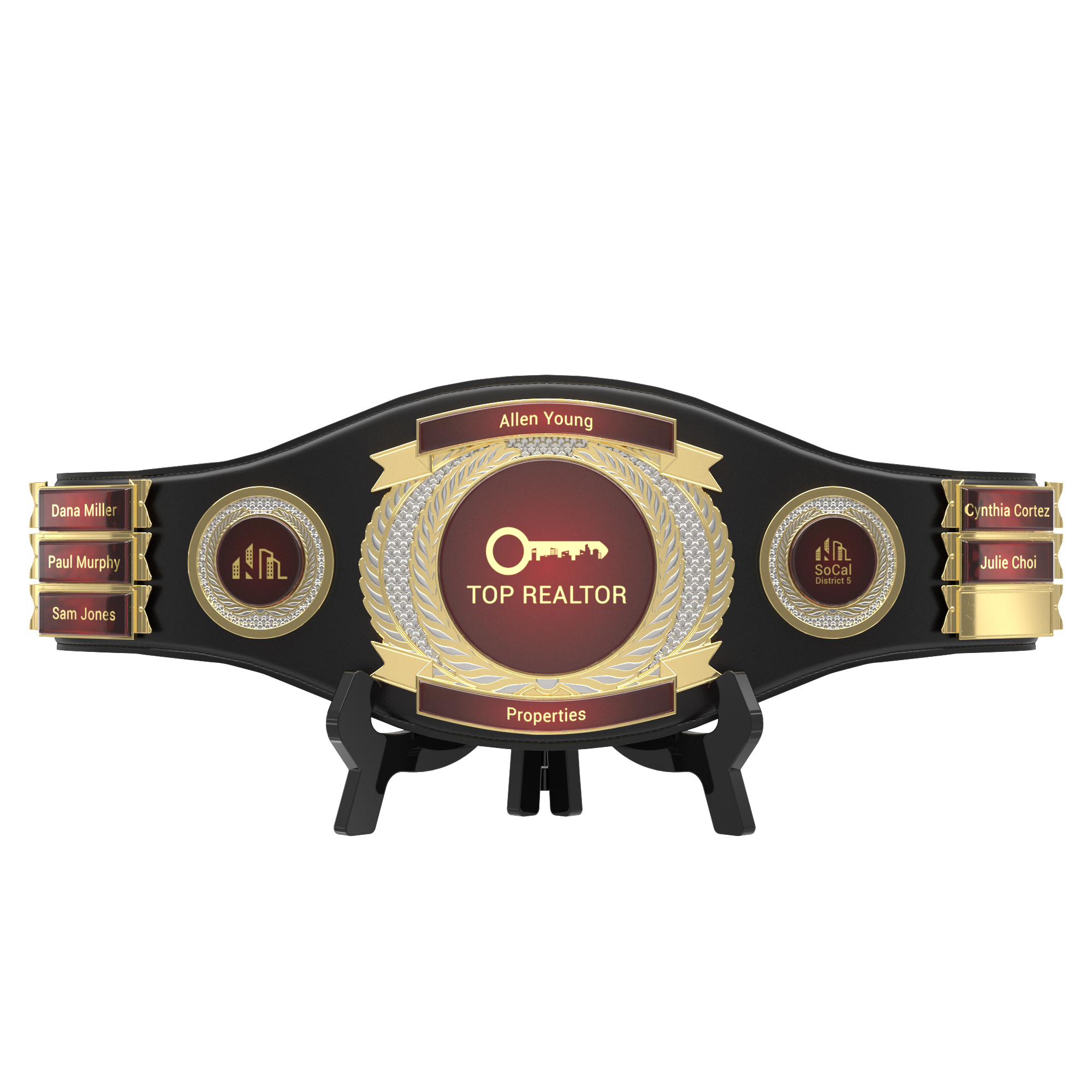 Express Vibraprint® Perpetual Championship Award Belt- Mixed 10