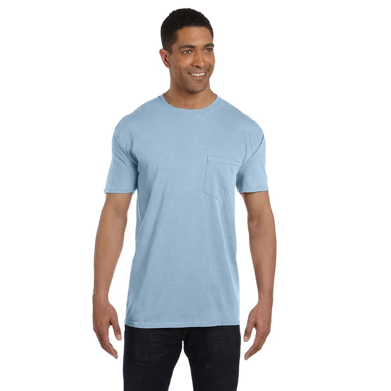 COMFORT COLORS ADULT HEAVYWEIGHT 6.1 OZ. POCKET T-SHIRT 37