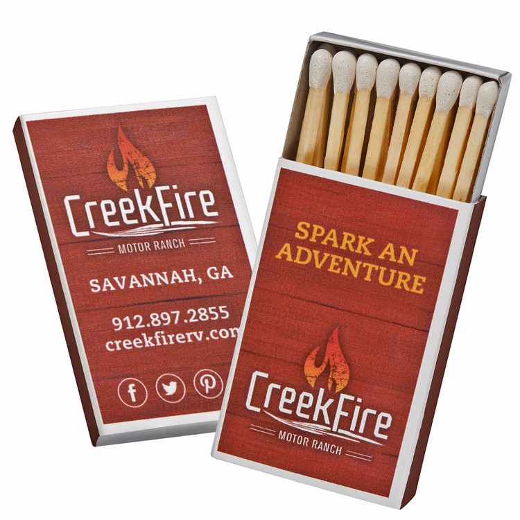 Low Quantity / Fast Turn, Tiffany Matchbox 23-24 Matchsticks (2-inch) 2