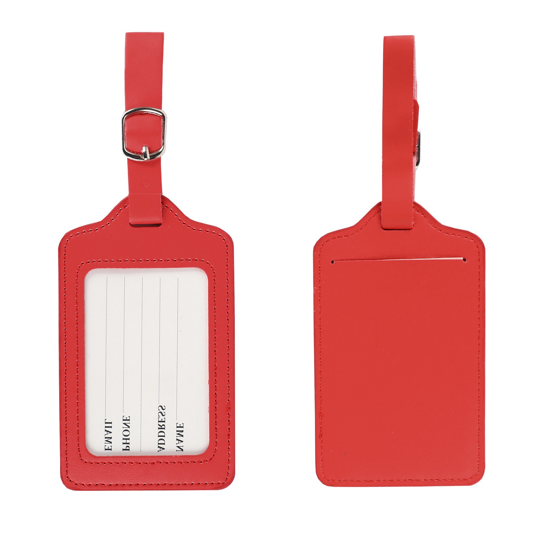 Pu Leather Luggage Tag 2