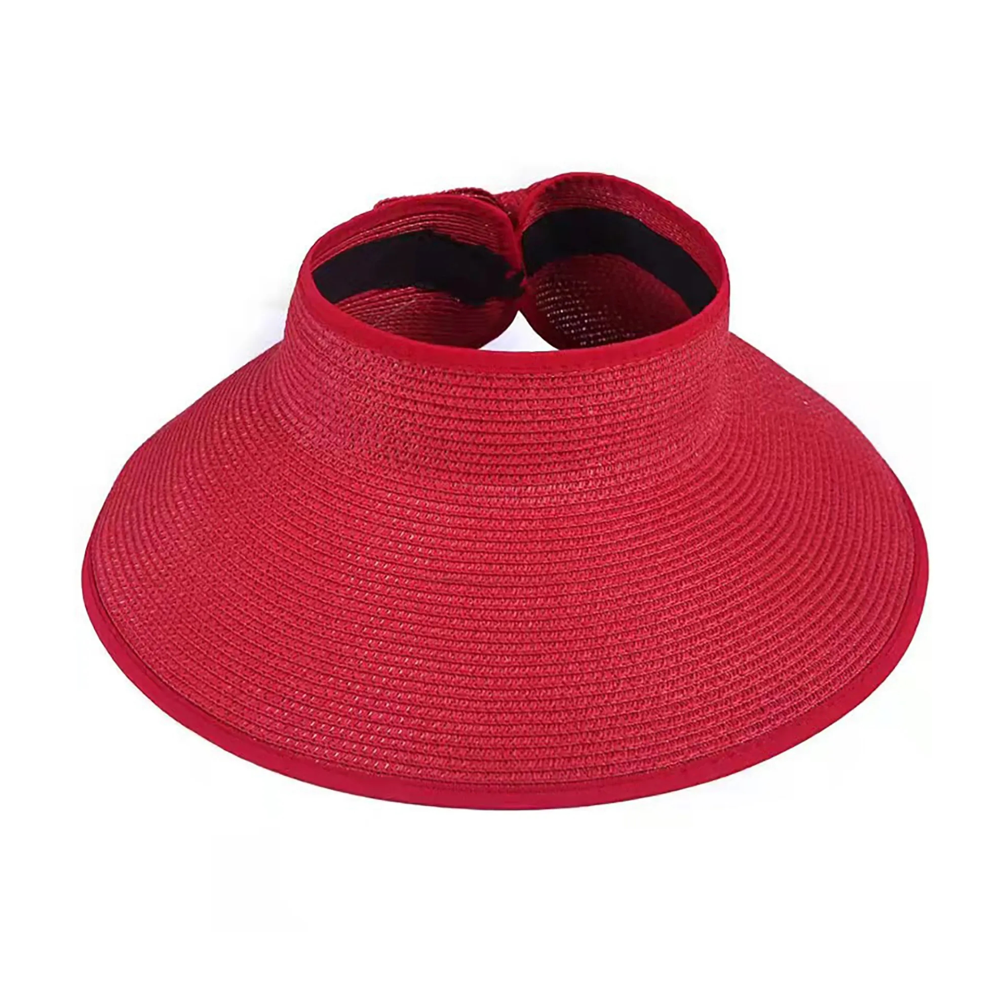 Roll-up Straw Sun Visor 4