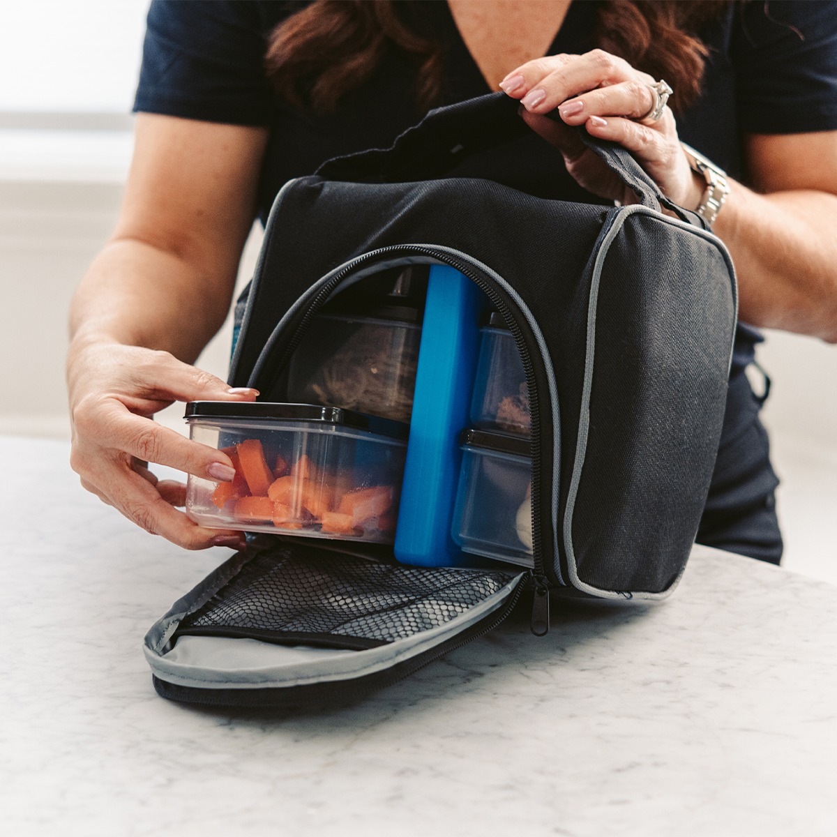 Prep & Chill Lunch Cooler With Container Set 4