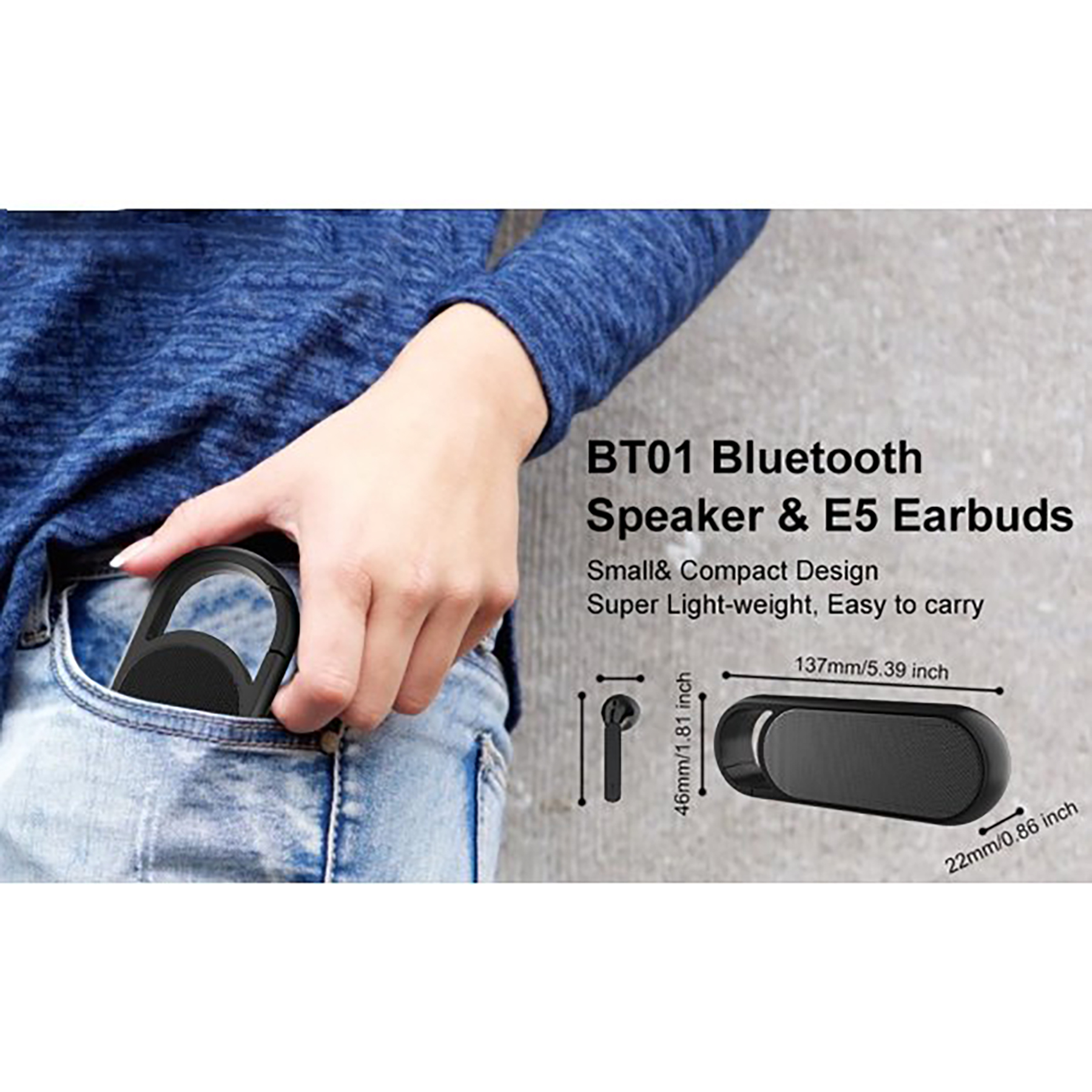 2 in 1 Sync True Wireless Ear Buds and Speaker 2