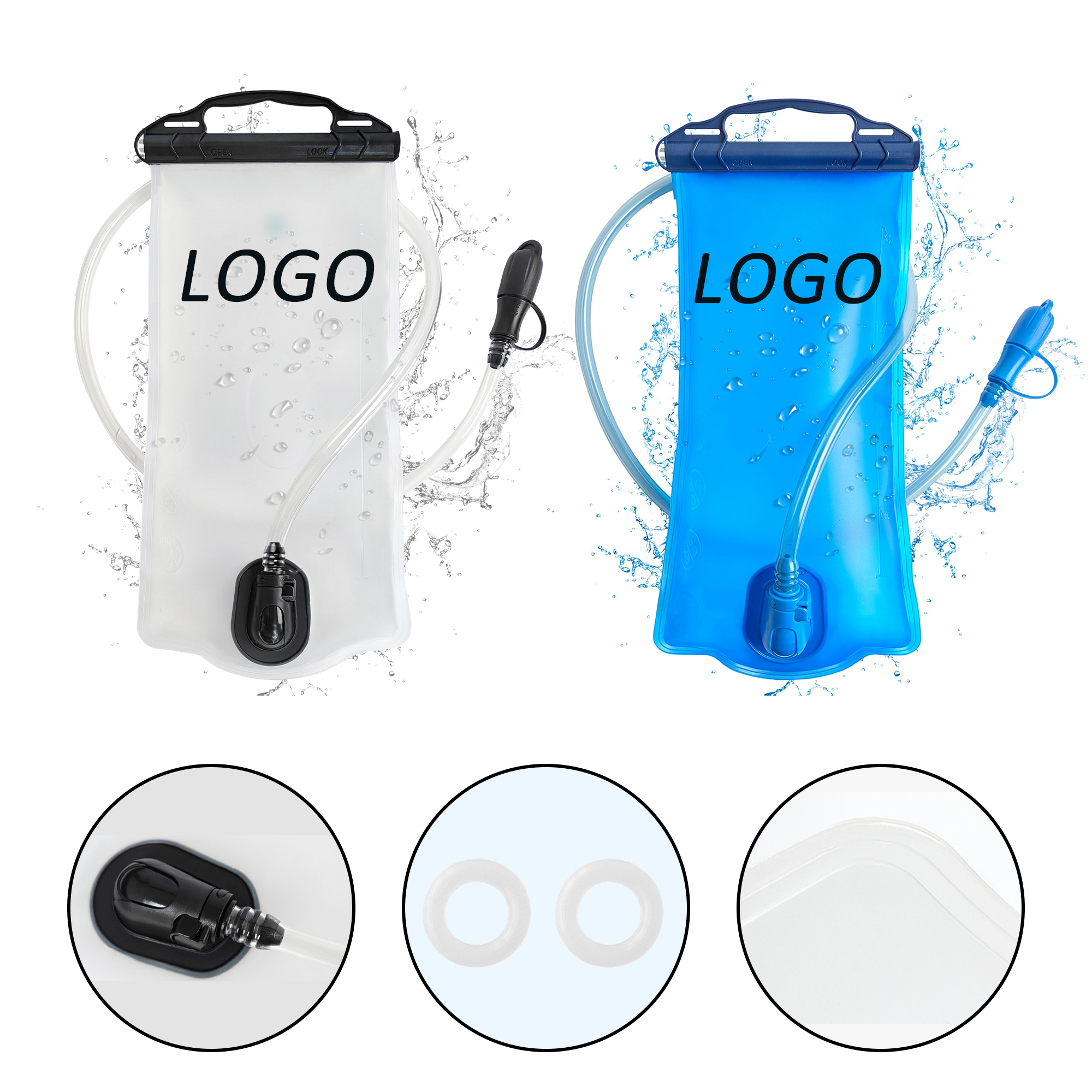 2L Foldable Portable Water Bag 2