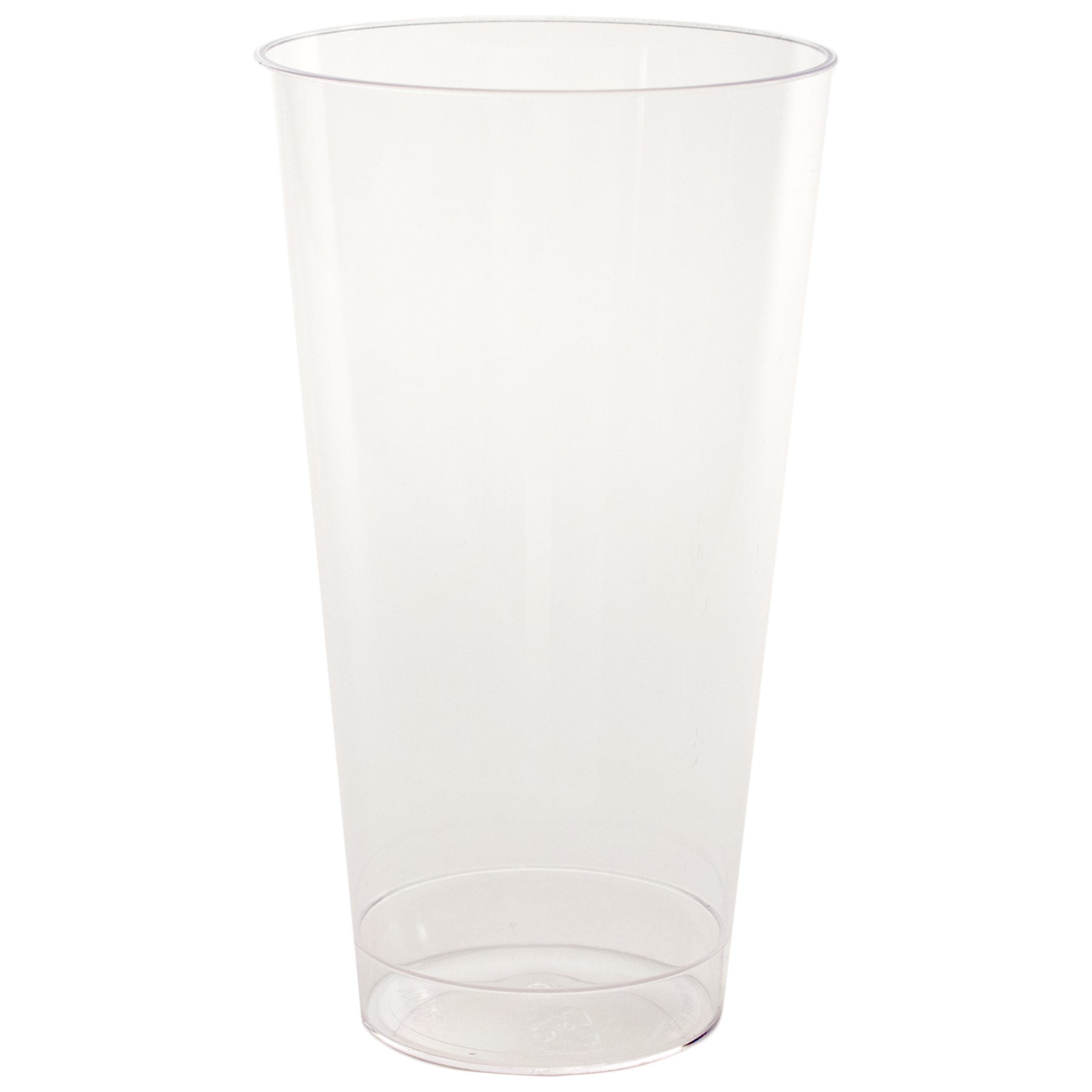 16oz. Clear Plastic Hard-Sided Tumbler 2