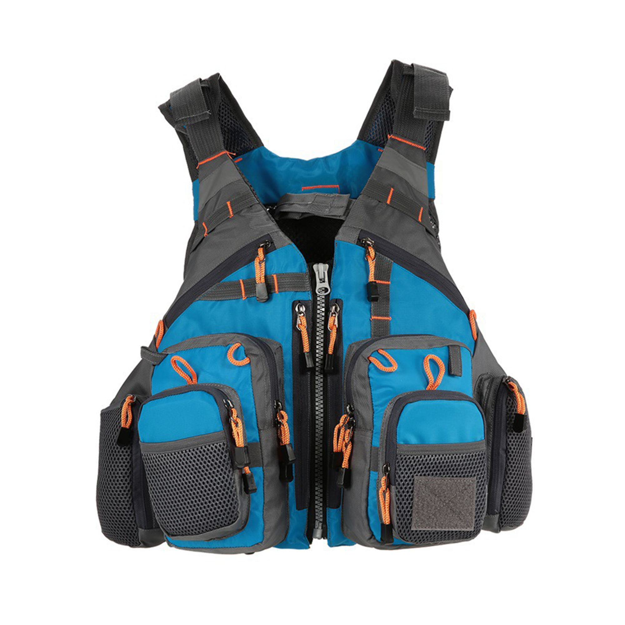 Adjustable Multi Pocket Floating Life Vest 21.7" x 18.2" 9